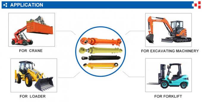 High quality PC220-7 excavator hydraulic arm cylinder 707-13-14550 5