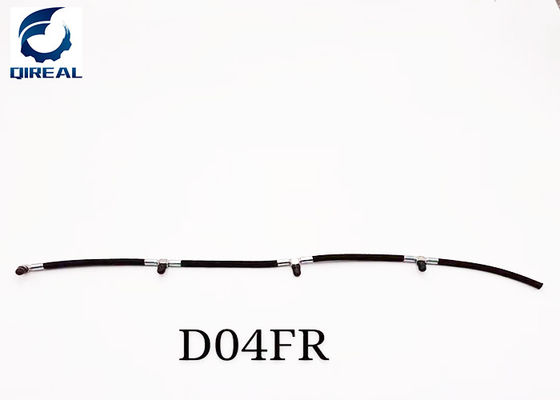 Excavator parts fuel injector return pipe Iron for D04FR engine