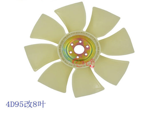 8 blade 6 holes Excavator PC60-5 fan for diesel engine 4D95 cooling Fan blade