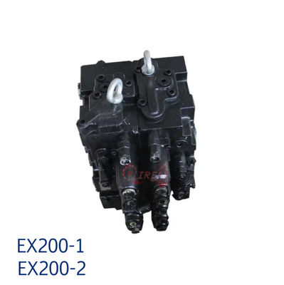 Black EX200-1 EX200-2 Excavator Hydraulic Control Valve