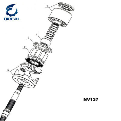 Excavator Parts Nv137 Hydraulic Pump Parts