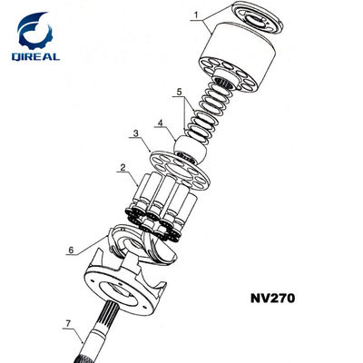 Nv270 Excavator Parts Hydraulic Pump Parts