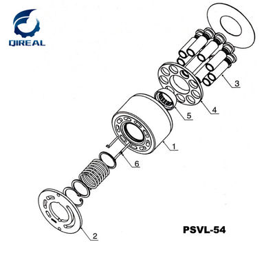 Psvl-54 Pilot Pump Repair Parts for Kx161 Kubota Excavator