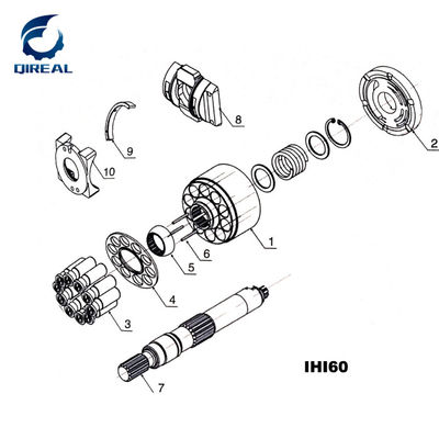 Hydraulic Main Pump Repair Parts Kit for IHI60