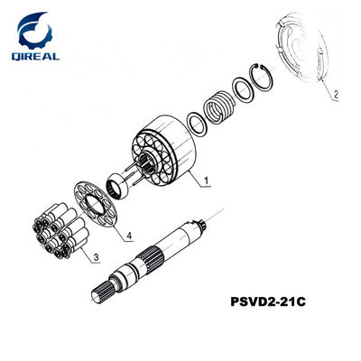 High Quality Psvd2-21c Hydraulic Main Pump Spare Parts