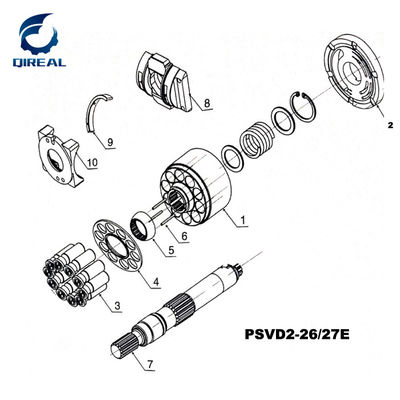 High quality PSVD2-26E/27E Hydraulic Pump Repair Parts Kit