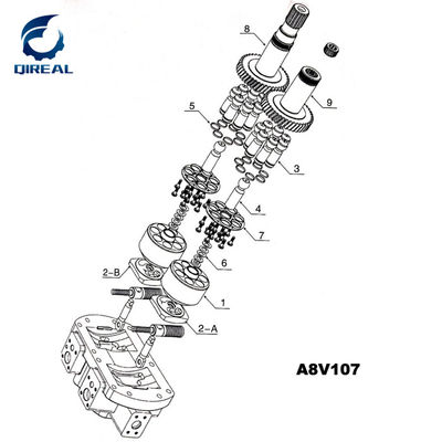 Hydraulic Pump Part A8V55 A8V80 A8V107 A8V160 Repair Kits