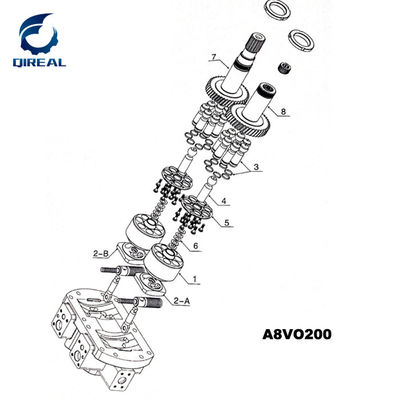 A8vo200 Hydraulic Piston Pump Repair Parts Kit for  330c