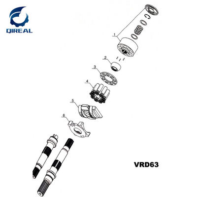 VRD63 Hydraulic Piston Pump Repair Parts Kit for E120B