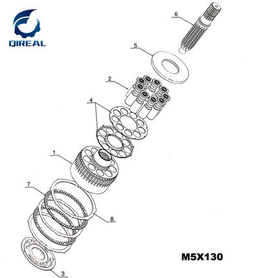 M5X130 hydraulic swing motor parts for 320C excavator