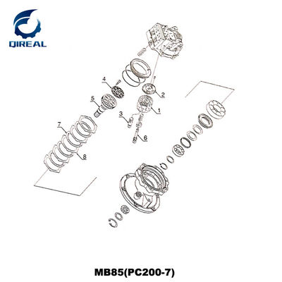 PC200-7 MB85 Excavator Swing Motor Parts