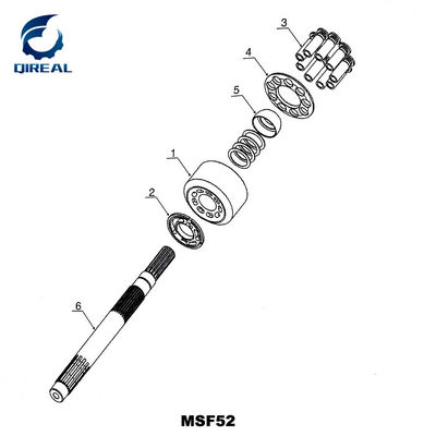 EX60 Excavator Msf52 Hydraulic swing motor repair spare parts