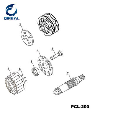 PCL-200-18B Hydraulic Swing Motor Spare Parts Repair Kit for Yuchai YC55 Excavator