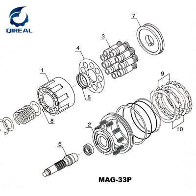 MAG-33P Travel Motor Excavator Parts