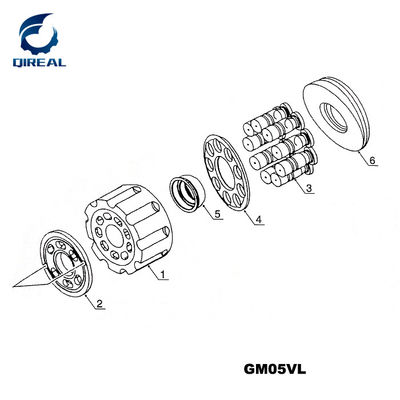 GM05vl GM05va GM10 Travel Motor For Excavators