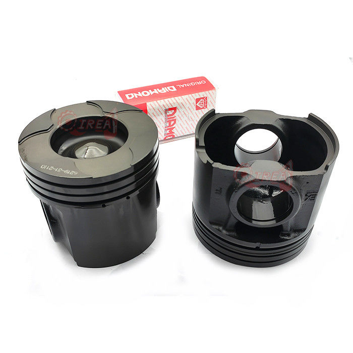 6219-31-2110 6219312110 Excavator Piston For Engine S6D140 SA12V140-1 Group Phosphating Treatment
