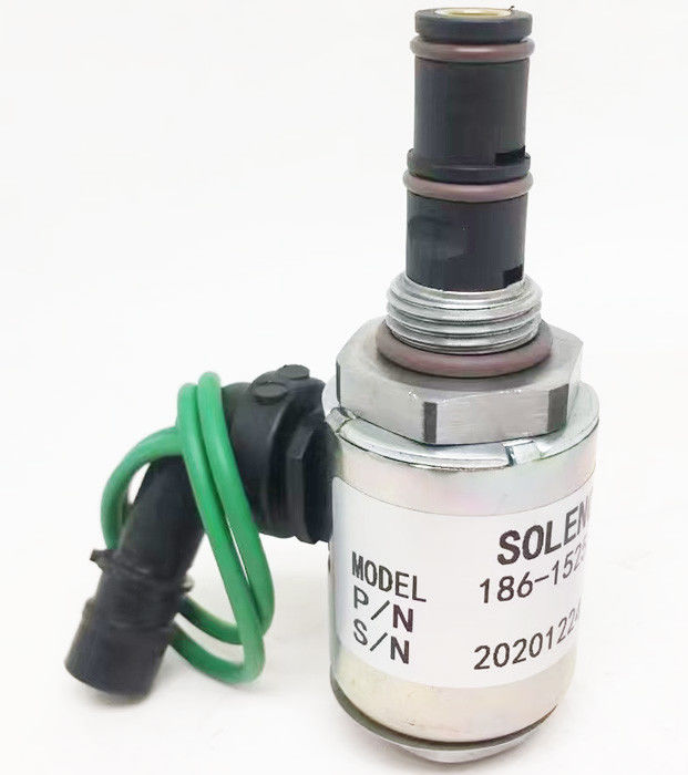 Solenoid Valve 186-1525 For Caterpillar Engine 3116 3306 Motor Grader
