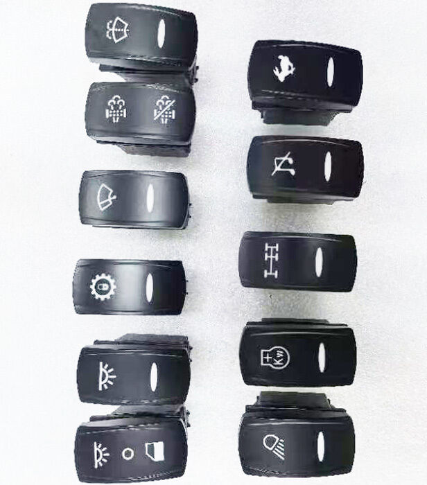 Cars excavators trucks Dash Console Switch Press the button