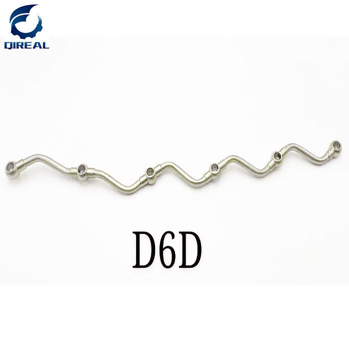 Excavator parts fuel injector return pipe Iron for D04FR engine