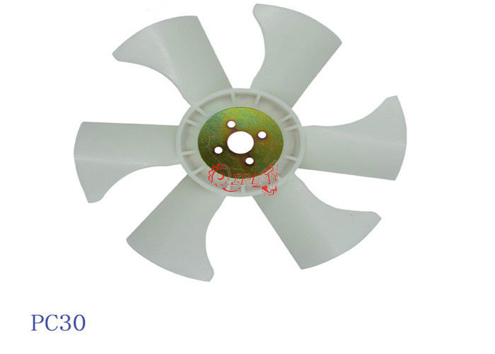 6 blade 4 holes Excavator PC30 Fan blade for diesel engine 3D84E cooling Fan blade