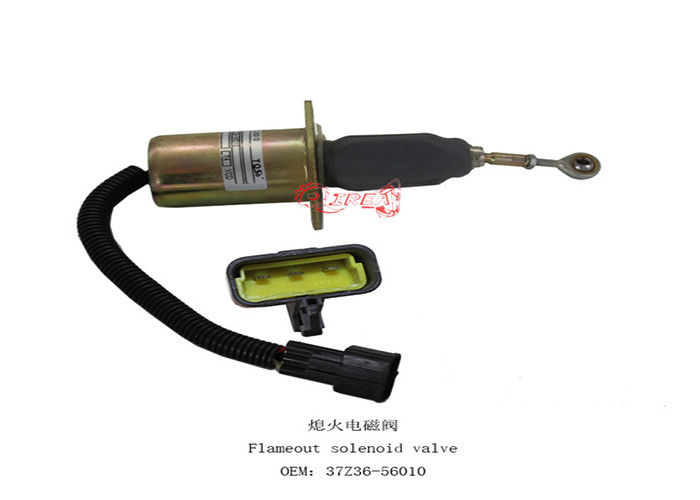 Excavator Spare Parts Engine 37Z36 Stop Solenoid 37Z36-56010