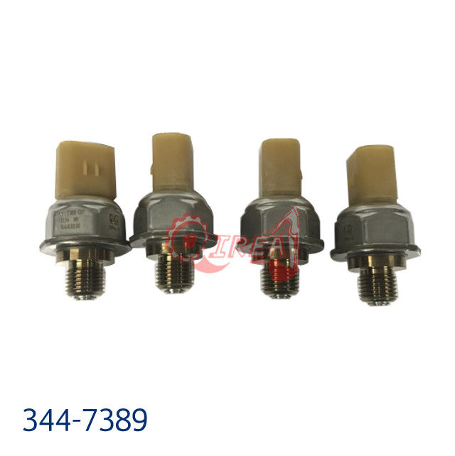 Excavator Automatic Fuel Pressure Sensor 7PP4-1 344-7389 For Diesel Engine