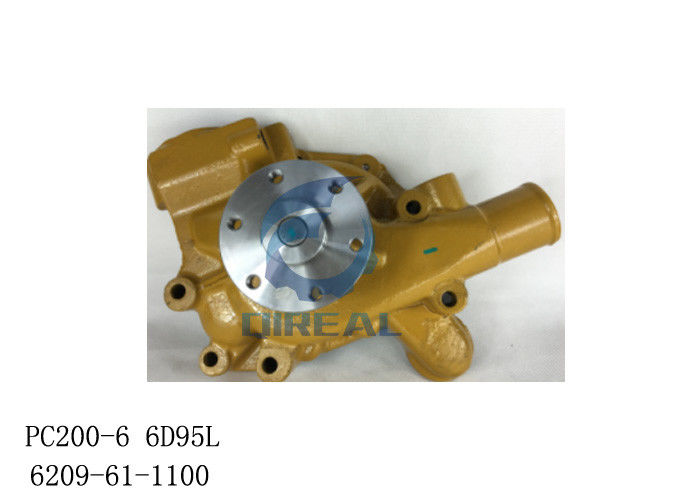Excavator Engine Parts PC200-6 6D95L Water Pump 6209-61-1100