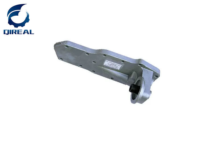 PC200-6 6D102 Excavator Oil Cooler Cover With Oil Filter Head 6735-61-2260