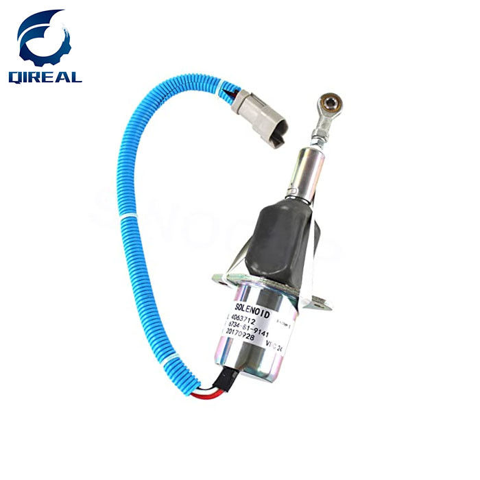 For PC300-7  PC350-7 PC360-7 Flameout Switch 24V Fuel Shutdown Solenoid 4063712 6734-81-9141