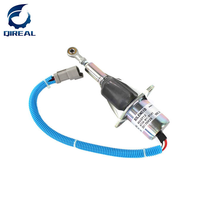 For PC300-7  PC350-7 PC360-7 Flameout Switch 24V Fuel Shutdown Solenoid 4063712 6734-81-9141