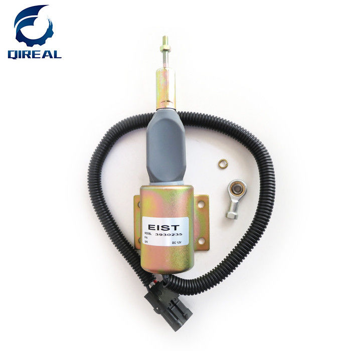 Excavator Fuel Stop Solenoid Shutoff Solenoid 12V Diesel Fuel Solenoid Valve 3935431