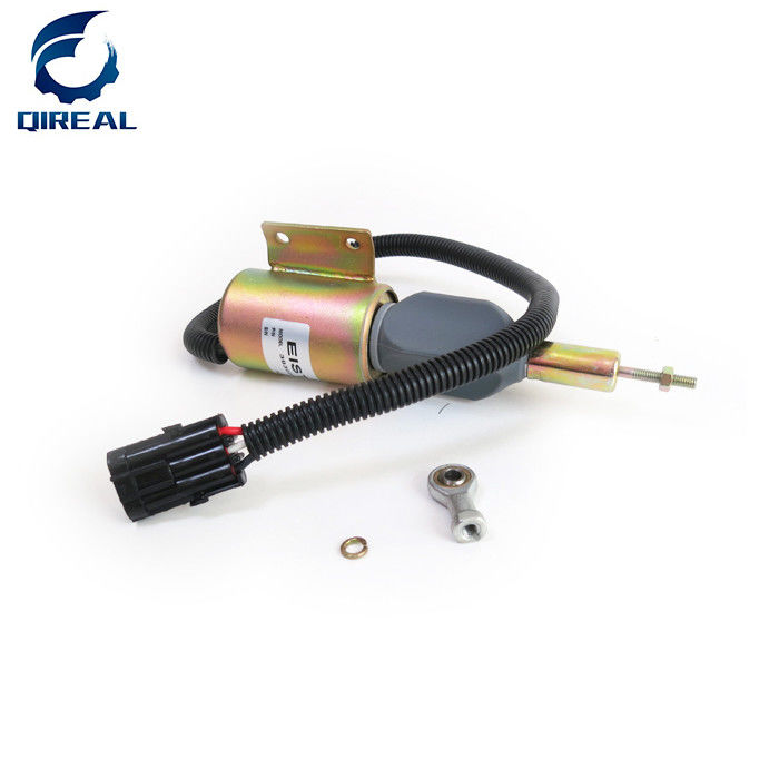 Excavator Fuel Stop Solenoid Shutoff Solenoid 12V Diesel Fuel Solenoid Valve 3935431