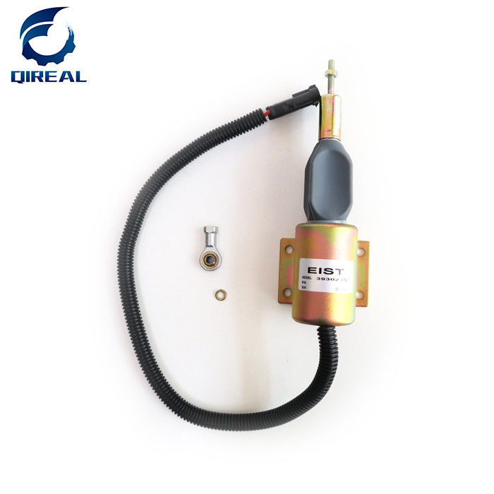 Excavator Fuel Stop Solenoid Shutoff Solenoid 12V Diesel Fuel Solenoid Valve 3935431