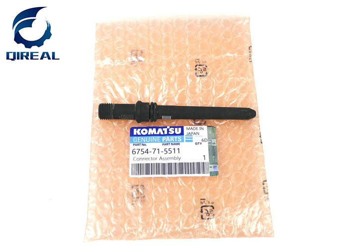 Excavator parts PC200-8 6D107 Fuel lnjector connector 6754-71-5510