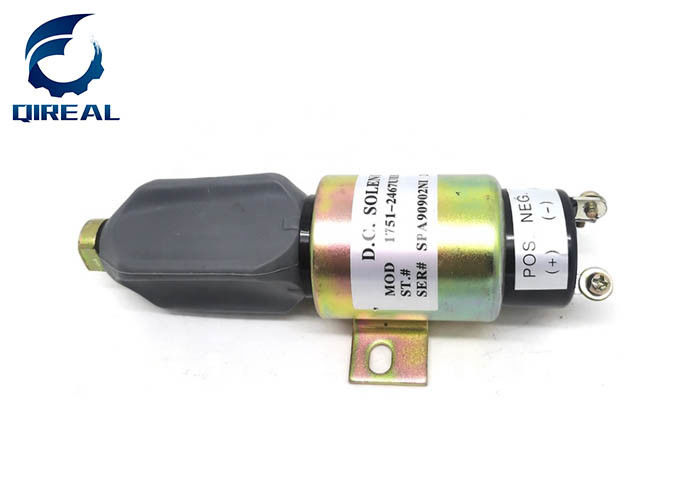 E200B E320 Excavator Engine Stop Solenoid 24V 1751-2467 Flameout Switch