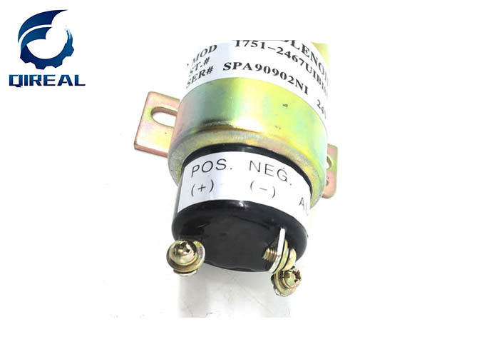 E200B E320 Excavator Engine Stop Solenoid 24V 1751-2467 Flameout Switch