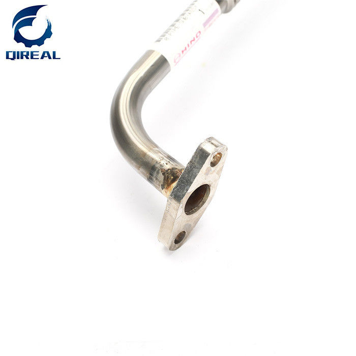 SK250-8 J05E Excavator Turbocharger Oil Return Pipe Oil Drain Tube Line