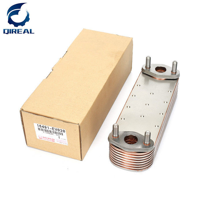 16491-EV020 Excavator Engine Parts SK330-8 SK350-8 J08E 8P Oil Cooler