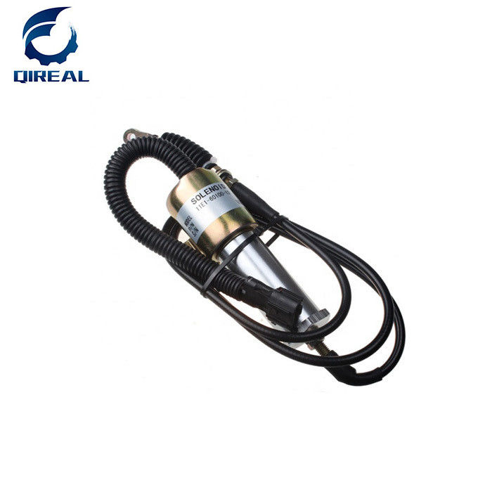 11N6-666030 R210-7 24V Fuel Shutdown Solenoid Valve