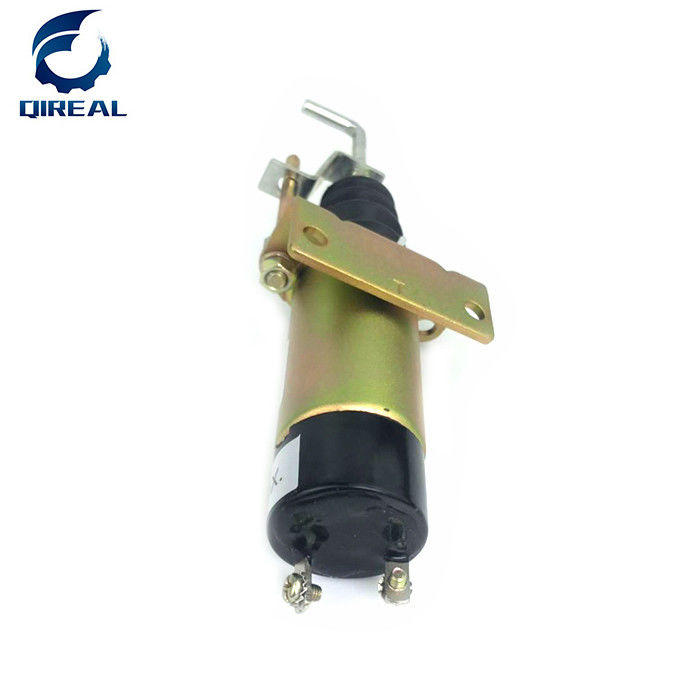 366-07197 Excavator Stop Solenoid 12V 24V Fuel Shut Off Solenoid Valve