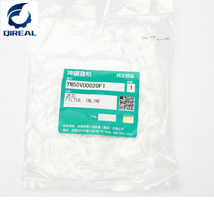 for excavator Kobelco SK200-8 SK250-8 SK350-8 Pilot Oil Filter YN50V00020F1
