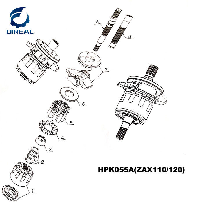 Construction Machinery Parts Hpv050 Hydraulic Pump Spare Parts For Ex120-5 Excavator