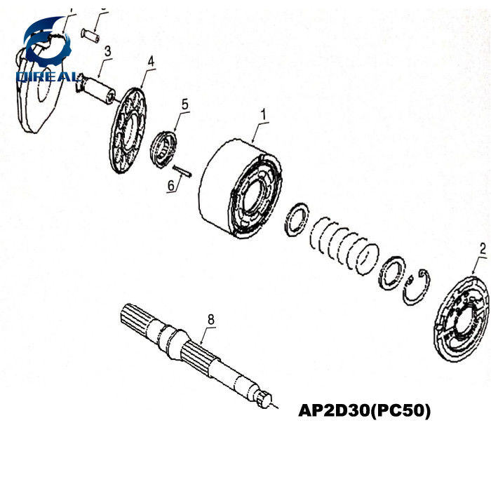 Hydraulic Pump Parts Ap2d12 Ap2d18 Ap2d25 Ap2d28 Ap2d36