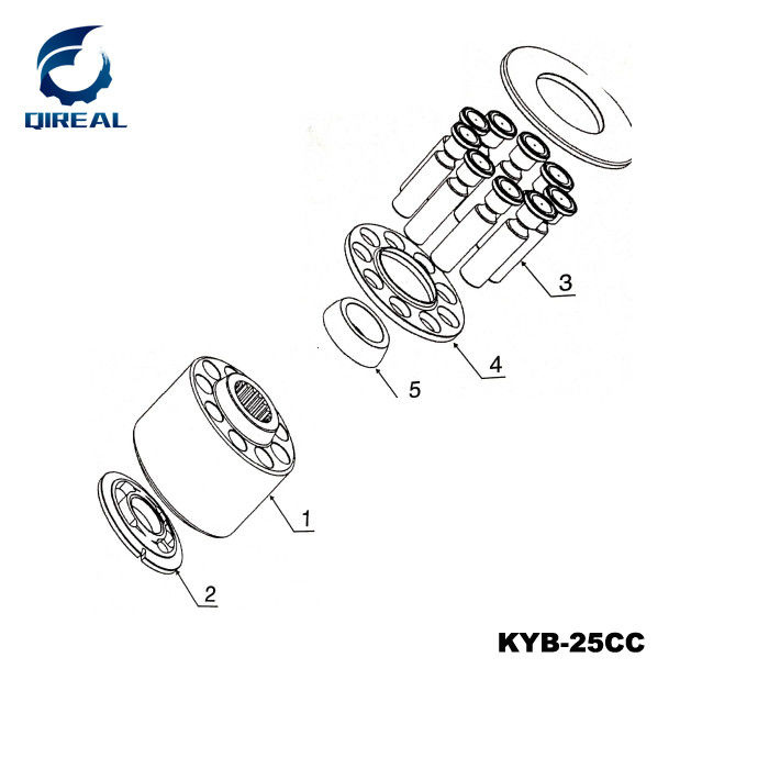 AP2D36  Excavator Main Hydraulic Pump Spare Parts