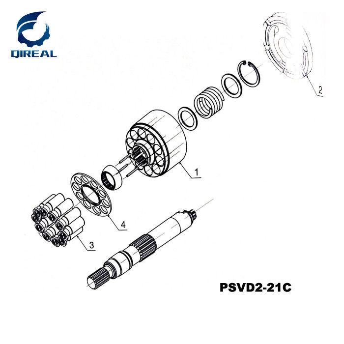 PVB 80/92 PVB80 PVB92 Excavator Hydraulic Pump Parts