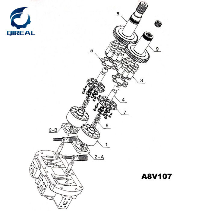 Hydraulic Pump Part A8V55 A8V80 A8V107 A8V160 Repair Kits