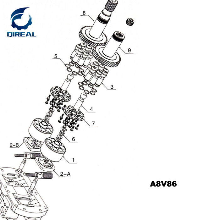Hydraulic Pump Part A8V55 A8V80 A8V107 A8V160 Repair Kits