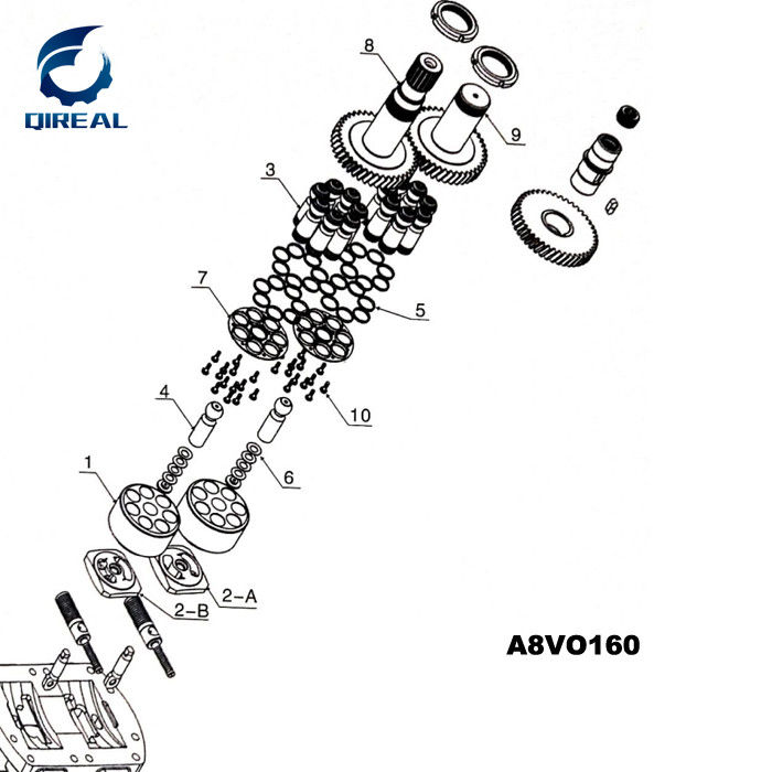 A8VO160 Hydraulic Piston Pump Repair Parts Kit For  330 330B E330/B Excavator