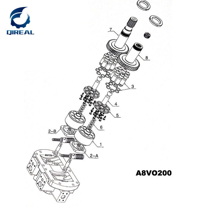 A8vo200 Hydraulic Piston Pump Repair Parts Kit for  330c