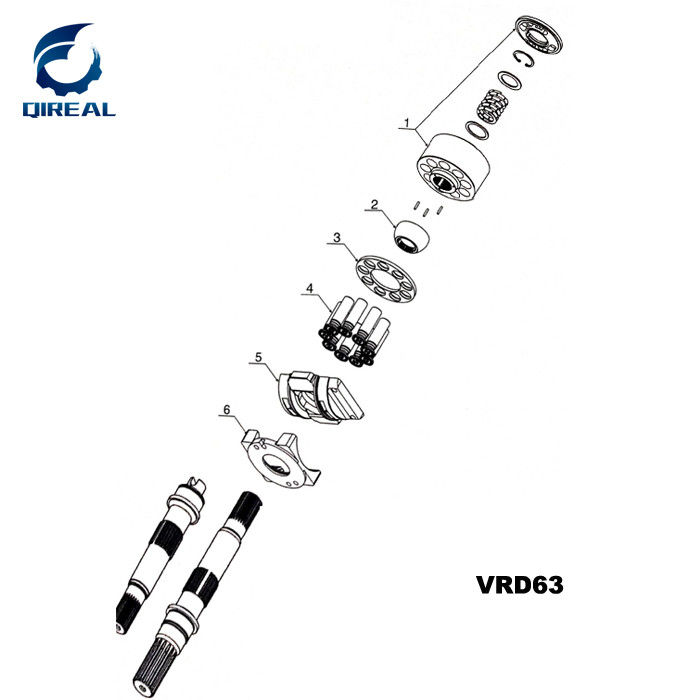 A8vo200 Hydraulic Piston Pump Repair Parts Kit for  330c